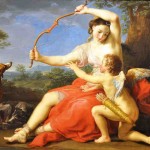 Aphrodite avec son fils Eros