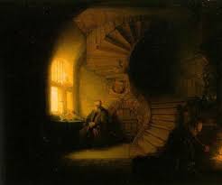 "Le philosophe en méditation" Rembrandt 1632